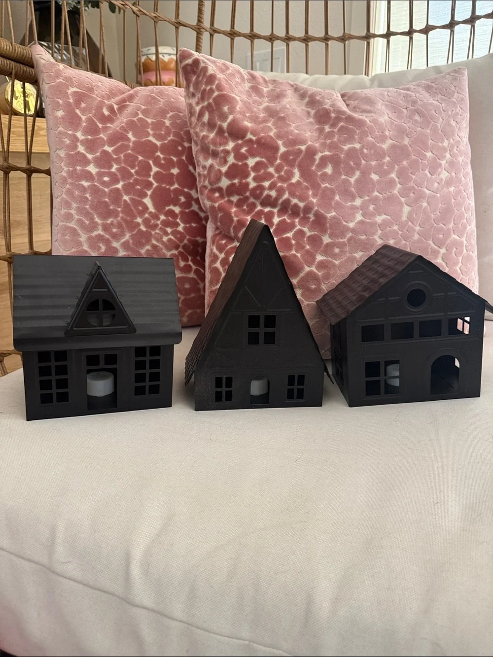 Target wonderland Halloween Christmas table top houses 3 pack